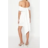 Fashion Regular Casual Daily Polyester Camisole Knitted Square Collar Sleeveless Sleeve A-Line Mini Length Dress