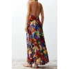 Fashion Fit Graduation Prom Tulle Knitted Crew Neck Sleeveless Sleeve Skater Midi Length Dress
