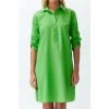 Fashion Fit Graduation Prom Lace Knitted Cowl Neck Strap Sleeve Skater Midi Length Dress