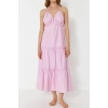 Fashion Fit Graduation Prom Finike Woven Strapless Short Sleeve Bodycone Short Length Dress
