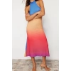 Fashion Fit Graduation Prom Finike Woven Strapless Short Sleeve Bodycone Short Length Dress