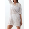 Fashion Casual Graduation Prom Pleated Knitted Double Breasted Halter Sleeve Skater Midi Length Dress
