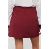 Fashion A-line Plain Pattern Casual Mini Length Basic High Waist A-line Mini Length Woven Skirt