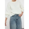 Style Modern Women Regular Standard Sleeve Crew Neck Hair Knitted Sweater