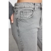Style Women Fashion Denim Jeans Pants Long Straight Leg Low Waist Comfort Straight Jeans