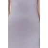 Fashion Style Slim Square Neck Maxi Length Floral Bodycone Fitted Strappy Stretch Knit Dress