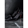 Stil Modern Kadın Lastikli İnce Topuklu Ayakkabı Stiletto Özel Tasarım Gündüz Gece Abiye Ayakkabı