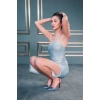 Stil Modern Kadın V Toka Detay İnce Topuklu Ayakkabı Özel Tasarım Gündüz Gece Abiye Ayakkabı