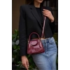 Maja Kapaklı Mini City Kadın Çanta - Kırışık Rugan