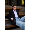 Layla Payetli El Çantası Gümüş