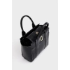 Mini Tote El Ve Omuz Çantası Bordo