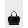 Mini Tote El Ve Omuz Çantası Bordo