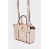 Mini Tote El Ve Omuz Çantası Bordo