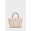 Mini Tote El Ve Omuz Çantası Bordo