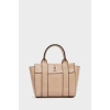 Mini Tote El Ve Omuz Çantası Bordo