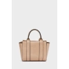 Mini Tote El Ve Omuz Çantası Bordo
