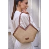 Fermuarlı Tote Çanta Leopar