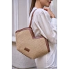 Fermuarlı Tote Çanta Leopar
