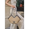Fermuarlı Tote Çanta Leopar