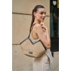 Fermuarlı Tote Çanta Leopar