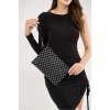 Bella Taşlı Clutch El Ve Omuz Kadın Çanta - Taş Sıralı