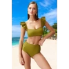 Fırfırlı Bikini Takımı Yüksek Konfor Ergonomik Kesim Hızlı Kuruyan Premium Kalite