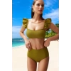 Fırfırlı Bikini Takımı Yüksek Konfor Ergonomik Kesim Hızlı Kuruyan Premium Kalite