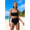 Tek Omuz Bikini Takımı Su Sporları İçin Hızlı Kuruyan Ergonomik Kesim Özel Tasarım