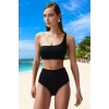 Tek Omuz Bikini Takımı Su Sporları İçin Hızlı Kuruyan Ergonomik Kesim Özel Tasarım