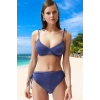 Bağlamalı Simli Bikini Takımı Özel Tasarım Klora Dayanıklı UV Korumalı Hızlı Kuruyan