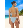 Bikini Takımı Su Sporları İçin Ergonomik Kesim Klora Dayanıklı Yaz Koleksiyonu Esnek Kumaş