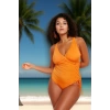 Konforlu Rahat Kesim Büyük Beden Mayo Plus Size Su Sporları İçin Plaj Ve Havuz