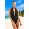 Derin V Yaka Mayo Yaz Koleksiyonu Swimsuit Banyo Kıyafeti Plaj Ve Havuz İçin Su Sporu