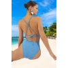 V Yaka Mayo Özel Tasarım Plaj Mayosu Swimsuit Su Sporları İçin Esnek Kumaş Klora Dayanıklı
