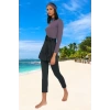 Tesettür Plaj Giyim Klora Dayanıklı Yaz Koleksiyonu Ergonomik Kesim UV Korumalı Ve Havuz İçin