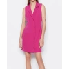 New Regular Business Finike Woven Jacket Collar Sleeveless Sleeve Jacket Dress Mini Length Dress