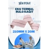 60 Adet Rulo Ekg Ecg 210mmx20metre Tam Metrajlı Yüksek Kaliteli Hassas Karelajlı Rulo Termal Kağıt