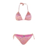 Kadın Yeni Sezon Ayarlanabilir Askılı Çıkarılabilir Pedli Üçgen Bikini Takımı Deniz Plaj Mayo