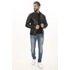 Erkek Minimal ve Çekici Derimont Ceket Erkek Hakiki Kuzu Derisi Slim Fit Siyah Mont