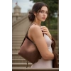 Kadın Şık Yumuşak Shopper Ayarlanabilir Askılı Deri Omuz Çantası Geniş Hacimli Günlük