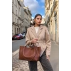 Tokalı Tasarıma Sahip Geniş Hacimli El ve Omuz Kullanımına Uygun Modern Tote Çanta