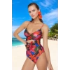 Modern Desenli Mayo Özel Tasarım Premium Kalite Swimsuit Su Sporları İçin Esnek Kumaş