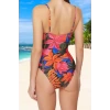 Modern Desenli Mayo Özel Tasarım Premium Kalite Swimsuit Su Sporları İçin Esnek Kumaş