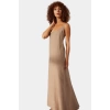 Kadın Maxi Keten Elbise Shift Kalıp V Yaka Günlük Stil Trend Tasarım Modern Stil Yüksek Kalite