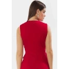 88 Polyester 12 Elastan Mini Elbise Şık Bodycon Kesim Bisiklet Yaka Cepsiz Tasarım