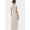 A Kesim Maxi Elbise Cut Out Detaylı Polyester Krep Dokuma Mükemmel Uyum Özenle Seçilmiş