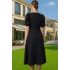 A Kesim Midi Boy Polyester Karışımlı Abiye Elbise Konforlu Kesim Özenle Seçilmiş Profesyonel Görünüm