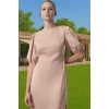 A Kesim Midi Saten Elbise Balık Etekli Şık Abiye Premium Kalite Premium Kalite Rahat Kullanım