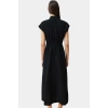 A line Kısa Kollu Elbise Viskoz Kumaş Günlük Şıklık Özel Tasarım Modern Stil Trend
