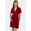 A line Kısa Kollu Mini Elbise  Polyester Yazlık Günlük Konforlu Kesim Modern Stil